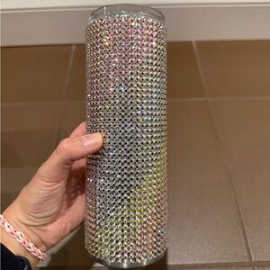 20oz Rhinestone Tumbler with Multicolor Crystals